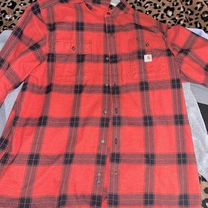 Mens carhartt work flannel